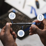 iFixit EU145307-4 strumento di riparazione di dispositivi elettronici Nero/Blu, Kit di strumenti, Universale, Plettro per apertura, Cacciavite, Spudger, Ventosa, Pinza, Nero, Blu, Acciaio inossidabile, Piatto, Torx di sicurezza, Chiave inglese, Torcia, 3 pinzette