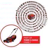 EINHELL GE-CM 18/30 Li (1x3,0Ah) Tagliaerba a spinta Batteria Nero, Rosso rosso/Nero, 0Ah), Tagliaerba a spinta, 150 m², 30 cm, 3 cm, 7 cm, Lame a cilindro