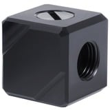 Alphacool 17557 parte e accessorio del sistema di raffreddamento del computer Nero, Acetale, Nero, 1/4", 26,5 mm, 26,5 mm, 26,5 mm