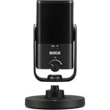 Rode Microphones NT-USB mini Nero Microfono da tavolo Nero, Microfono da tavolo, 20 - 20000 Hz, 24 bit, 48 kHz, Cablato, USB/3.5 mm