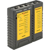86407 tester per cavo di rete Tester per cavi a doppino intrecciato Nero