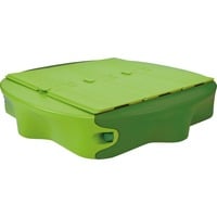 BIG 800056733 recinto di sabbia o accessorio per recinto di sabbia verde scuro/verde chiaro, 1380 mm, 1380 mm, Plastica, Verde, Recinto di sabbia