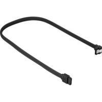 Sharkoon SATA 3 cavo SATA 0,45 m SATA 7-pin Nero Nero, 0,45 m, SATA III, SATA 7-pin, SATA 7-pin, Maschio/Maschio, Nero